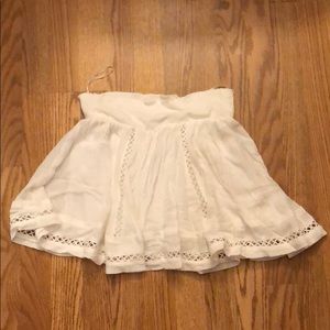 White LF Rumor Skirt